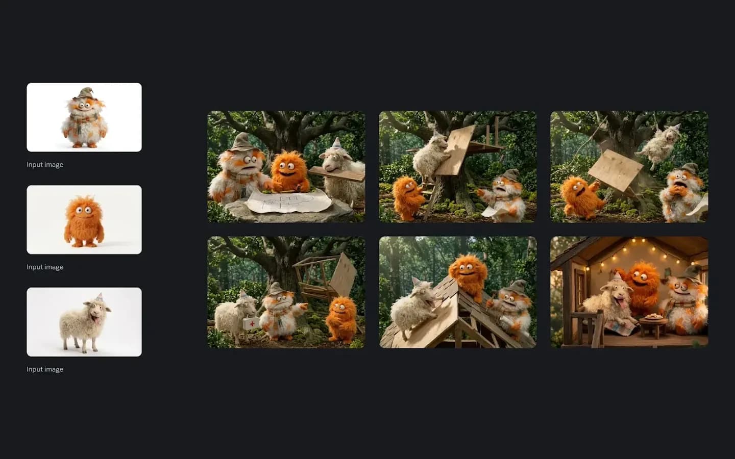 Character consistency for series content