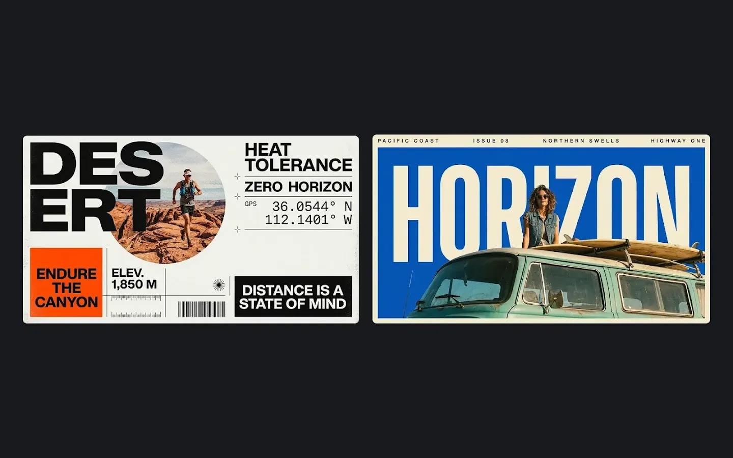 Posters and advertising copy